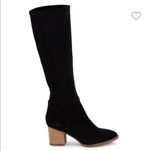 Knee high black boots